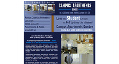 Desktop Screenshot of campusapartments.co.uk